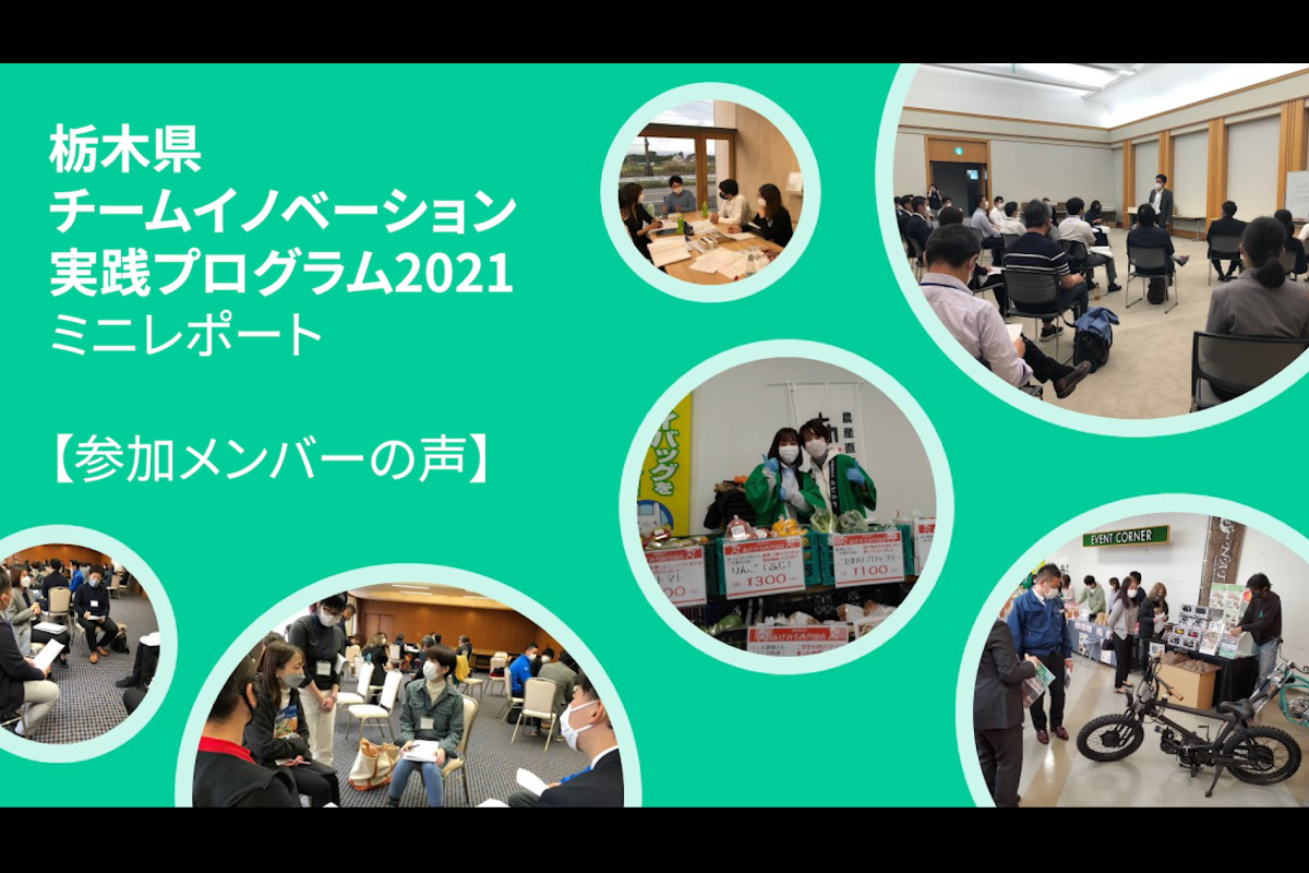 令和3年度栃木県</br>チームイノベーション実践プログラム